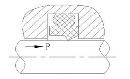 斯特封密封件密封圈油封液压油缸挤压式密封件的斯特封的切面图3